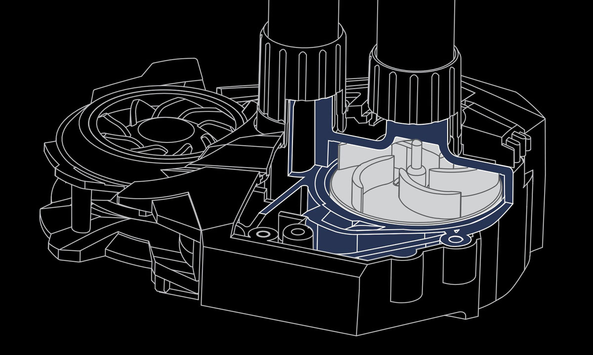 Clipart of the pump assembly
